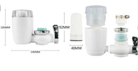 वाणिज्यिक जल शोधक में प्रयुक्त 10 इंच पारदर्शी प्लास्टिक जल फिल्टर आवास