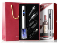 वाइन कॉर्कस्ट्रैप बोतलें खोलने वाला उपहार बैटरी ऑपरेशन रसोई इलेक्ट्रिक लाल