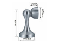स्टेनलेस स्टील / जिंक मिश्र धातु दरवाजा आधुनिक सोफा पैर के लिए निर्माता गोल दरवाजा डाट