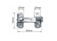 Ss304 दरवाज़ा बंद कुंडी सरल आधुनिक शैली हैवी ड्यूटी 70x22mm छोटे आकार: