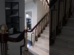 क्लासिक एल्यूमीनियम मिश्र धातु बैलस्टर आंतरिक सीढ़ी सजावट उच्च गुणवत्ता वाले रेलिंग