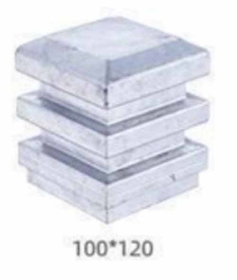 100x100 या 4x4 इंच एल्यूमीनियम बाड़ पोस्ट कैप सजावटी मरने कास्ट पोस्ट कैप