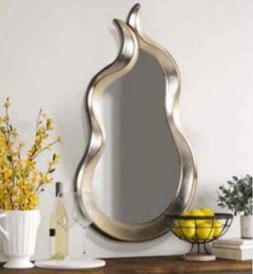 Durable Reusable Adjustable Aluminum Mirror Convenient Irregular Shape Home and Hotel Decor