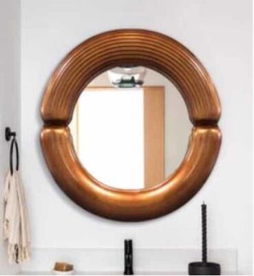 Irregularity Pink Vanity Mirror Fashion Princess Cloud Makeup Mirror Daily Makeup Korean INS Hanging Mirror