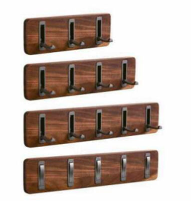 Solid Stainless Steel 304 Clothes Hook Kitchen and Bathroom Hardware Accessories Row Hook Black Satin Manufacturers Wholesale