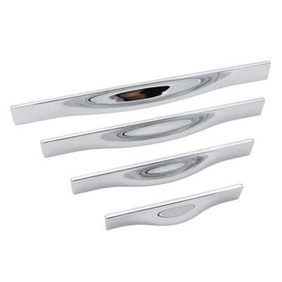 Width 10mm to 30mm Aluminium Pull Handles Modern Style Screw Size As Your Requirement Designed for Easy Installation and Long Lasting