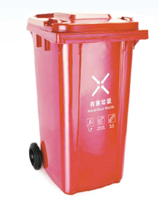 निर्माता 120l 240l 360l 660l 1100l आउटडोर बड़े प्लास्टिक पहिया कचरा डिब्बे/कचरा कटोरे/कचरा डिब्बे बिक्री के लिए