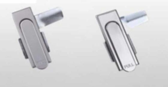 घर / कार्यालय विद्युत कैबिनेट दरवाजा लॉक, उत्क्रमणीय हैंडिंग और ब्लैक पाउडर कोटिंग रॉड नियंत्रण के साथ